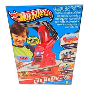 Hot Wheels Car Maker Playset Create Your Own Mold 2013 Electric Car Design Kit